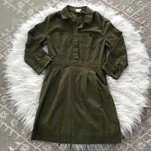 Jcrew Olive Green Dress (8)